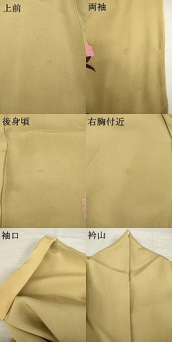 平和屋着物●訪問着 草花文 金彩 高島屋扱い 正絹 逸品 AABH8779ck