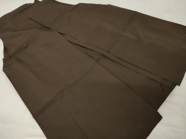 平和屋着物●男性 馬乗り袴 縞 正絹 逸品 AABH8782ck