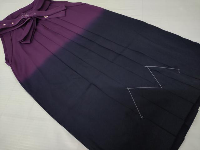 平和屋着物●女性 行灯袴 霞文 暈し染め 洗える着物 AABH8793ck