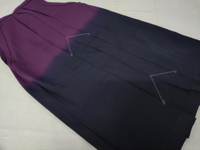 平和屋着物●女性 行灯袴 霞文 暈し染め 洗える着物 AABH8793ck