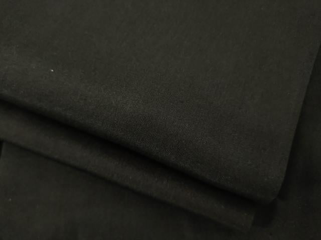 平和屋着物●男性 黒紋付 正絹 逸品 AABH8797ck