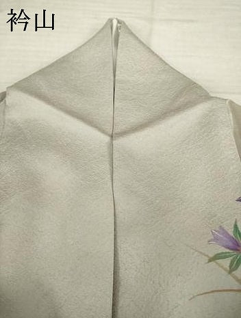 平和屋着物●訪問着 手描き 草花文 正絹 逸品 AABH8830ck