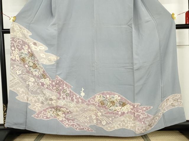 平和屋着物●訪問着 辻が花 絞り 正絹 逸品 AABH8900cs