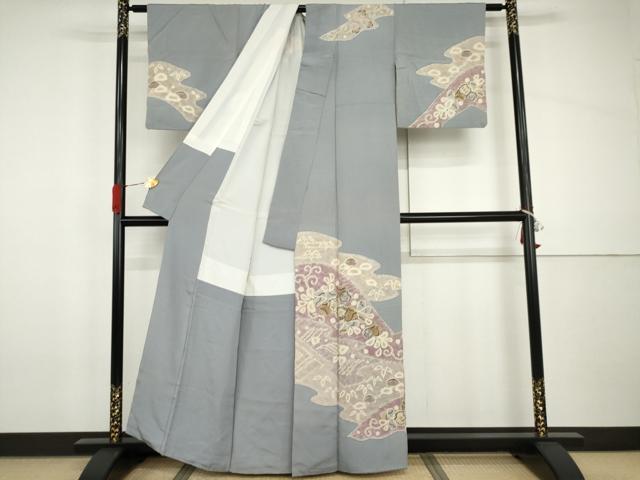 平和屋着物●訪問着 辻が花 絞り 正絹 逸品 AABH8900cs