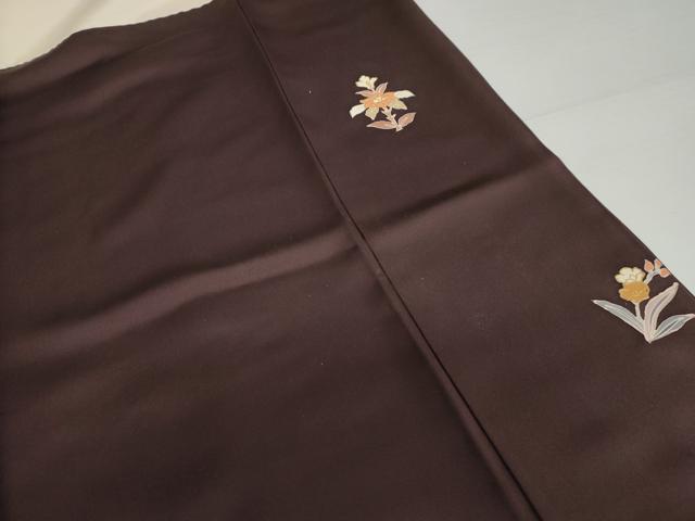 平和屋着物●金彩友禅作家 金彩の魔術師 堀省平 金煌織 訪問着 向かい鳳凰草花文 金銀彩 正絹 逸品 AABH8920cs