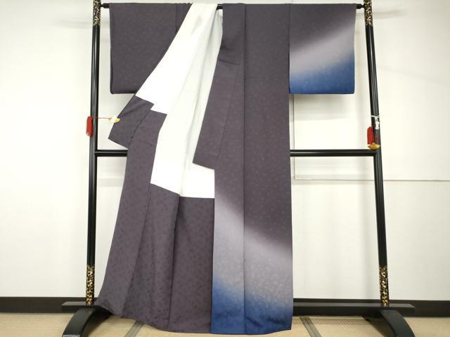 平和屋着物●巨匠 前田華清 訪問着 霞文 暈し染め 正絹 逸品 AABH8941cs