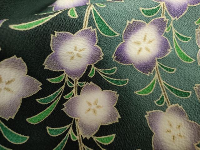 平和屋着物●世界的人形師 辻村寿三郎 ジュサブロー 訪問着 枝垂れ花文 暈し染め 金彩 正絹 逸品 AABH8953cs