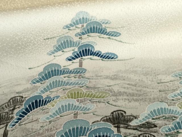 平和屋着物●豪華色留袖 作家物 枝花文 正絹 逸品 AABH8955cs