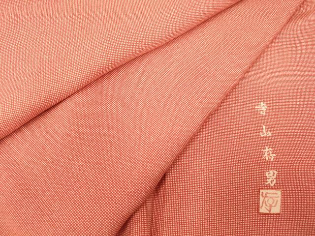 平和屋着物■寺山存男 江戸小紋 角通し 正絹 逸品 AABH9009fw