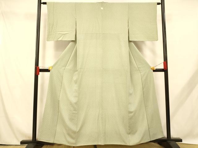 平和屋着物■江戸小紋 青海波鮫小紋柄 正絹 逸品 AABH9064fw
