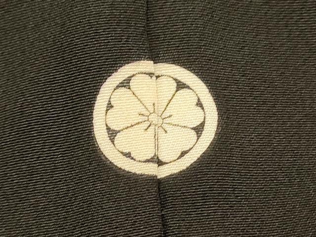 平和屋着物■豪華黒留袖 駒刺繍 枝花扇子文 金銀彩 正絹 逸品 AABH9094fw