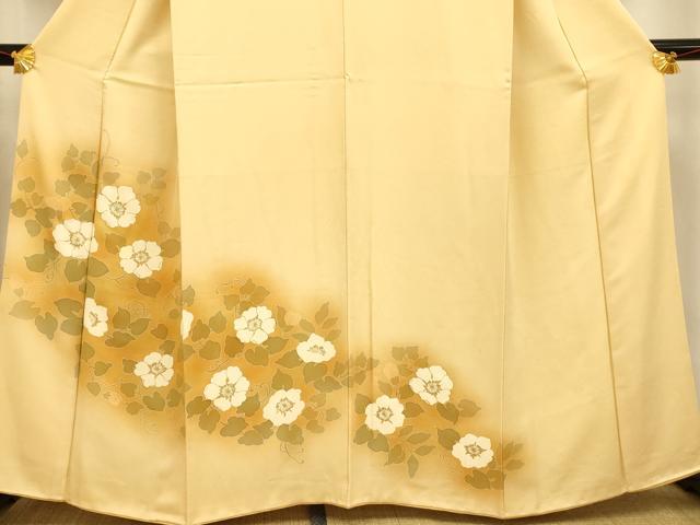 平和屋着物■訪問着 枝花文 暈し染め 金彩 正絹 逸品 AABH9109fw