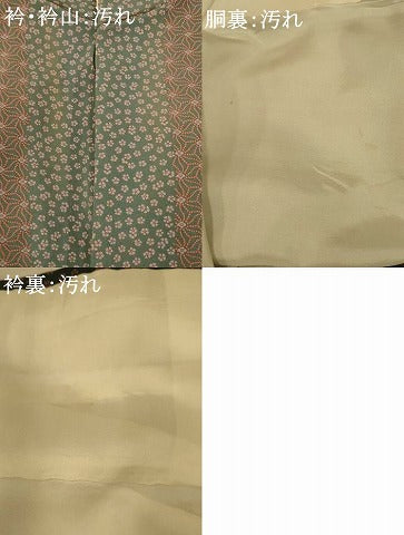 平和屋着物■上質な小紋 舞花間道 正絹 逸品 AABH9150fw