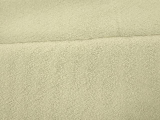 平和屋着物■上質な色無地 柳鼠色 正絹 逸品 AABH9227fw