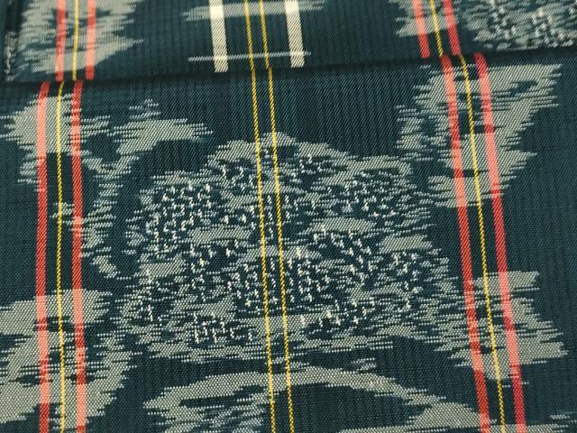 平和屋着物■上質な紬 枝花間道 正絹 逸品 AABH9230fw