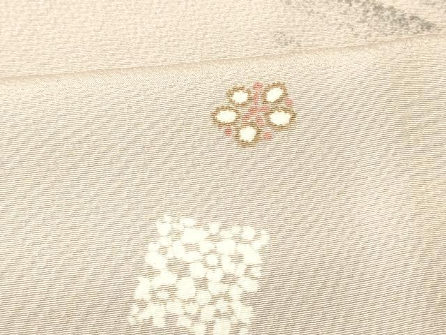 平和屋着物■上質な小紋 霞舞花文 正絹 逸品 AABH9252fw