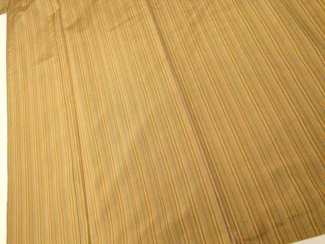 平和屋着物■上質な紬 縞 正絹 逸品 AABH9264fw