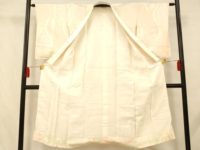平和屋着物■長襦袢 袷 立涌花地紋 暈し染め 正絹 逸品 AABH9276fw