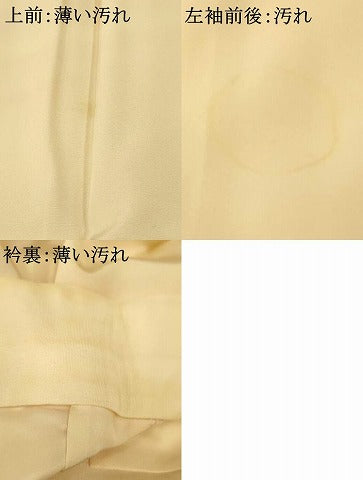 平和屋着物■長襦袢 無双仕立て 霞文 暈し染め 正絹 逸品 AABH9277fw