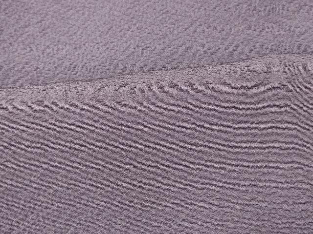 平和屋着物■上質な色無地 作家物 濃鼠色 正絹 逸品 AABH9292fw