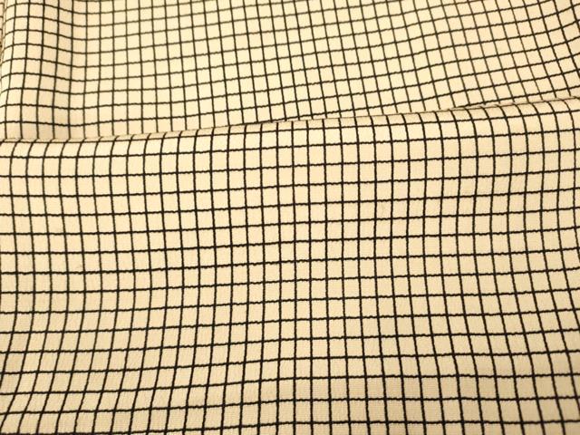 平和屋着物■上質な小紋 格子 正絹 逸品 AABH9306fw