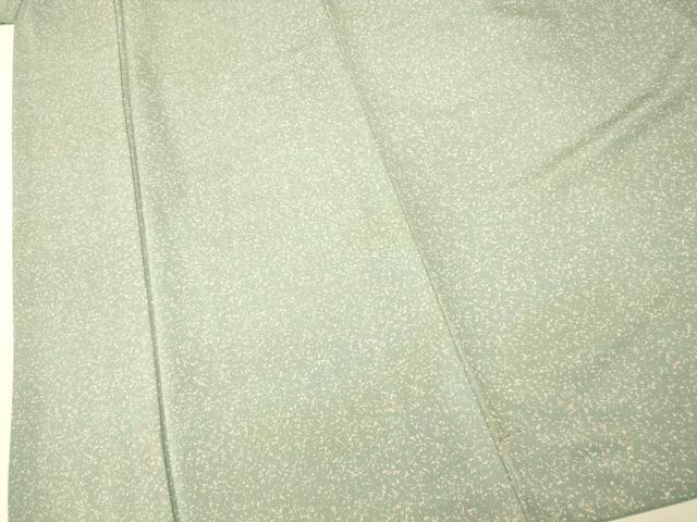 平和屋着物■上質な小紋 霞文 たたき染め 正絹 逸品 AABH9333fw