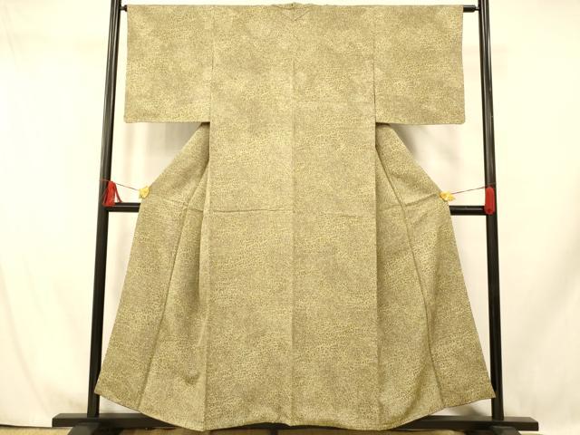 平和屋着物■江戸小紋 霞文 暈し染め 正絹 逸品 AABH9335fw