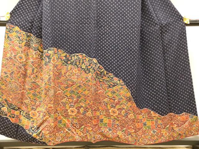 平和屋着物■訪問着 辻が花 正絹 逸品 AABH9346fw