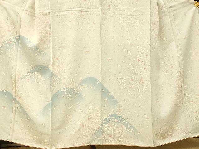 平和屋着物■訪問着 花蝶山重ね文 正絹 逸品 AABH9352fw