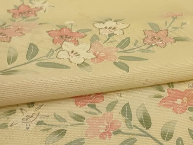 平和屋着物*夏物 訪問着 絽 駒刺繍 草花文 正絹 逸品 AABH9367jd
