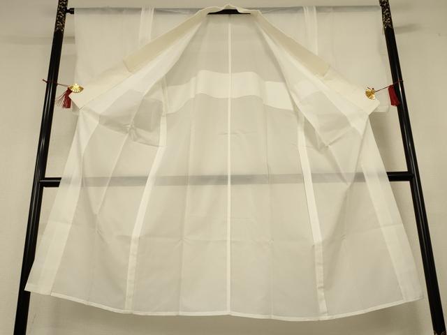 平和屋着物*夏物 長襦袢 絽 生成り色 洗える着物 AABH9388jd