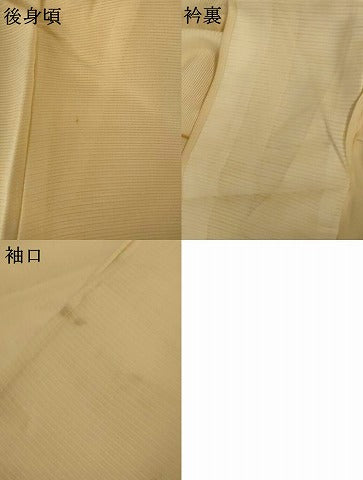 平和屋着物*夏物 訪問着 絽 手描き 流水草花文 金彩 正絹 逸品 AABH9395jd