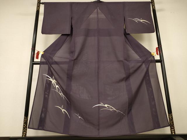 平和屋着物*夏物 訪問着 絽 飛鳥文 金銀彩 正絹 逸品 AABH9415jd