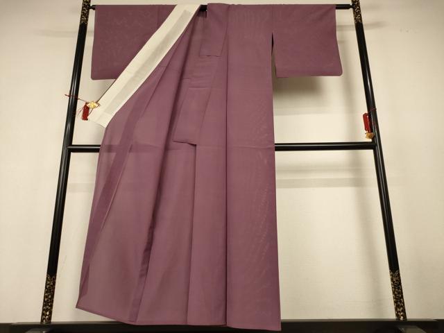 平和屋着物*夏物 色無地 絽 煤竹色 正絹 逸品 AABH9420jd
