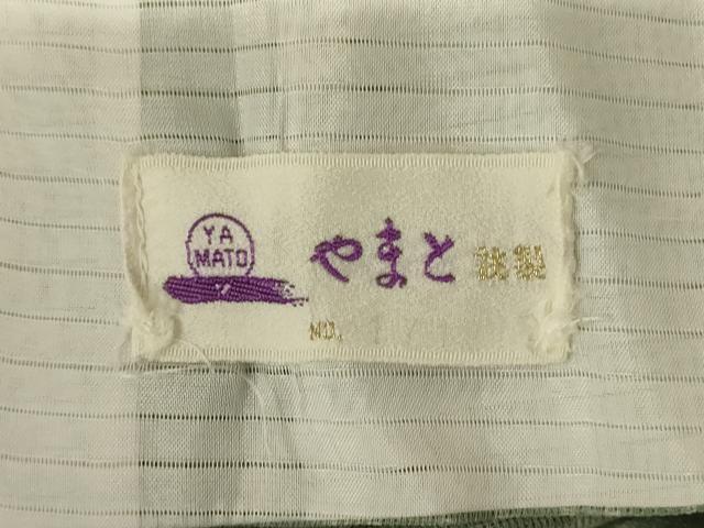 平和屋着物*夏物 小紋 幾何学文様 やまと誂製 洗える着物 AABH9434jd