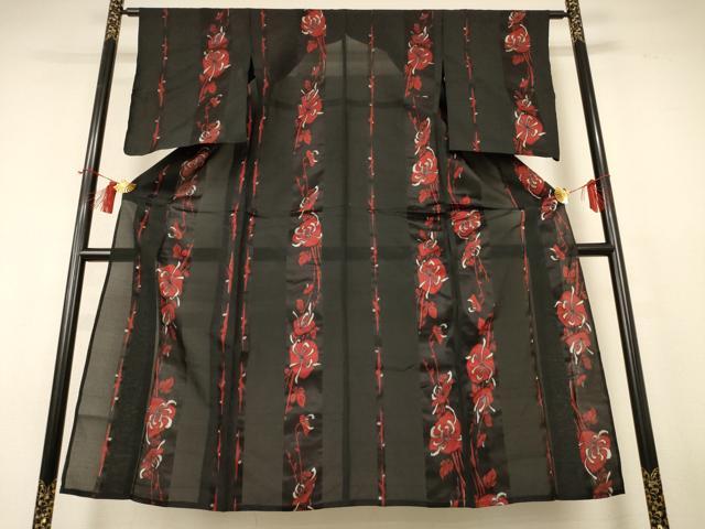 平和屋着物*夏物 小紋 花間道 AABH9450jd
