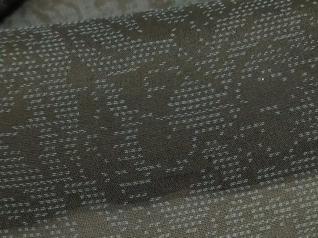 平和屋着物*夏物 本場大島紬 夏大島 草花文 正絹 逸品 AABH9456jd