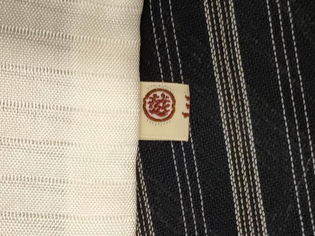 平和屋着物*夏物 紗紬 縞 三越扱い 正絹 逸品 AABH9458jd