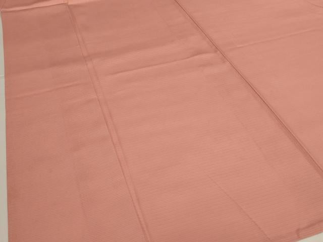 平和屋着物*夏物 色無地 絽 宍色 正絹 逸品 AABH9459jd