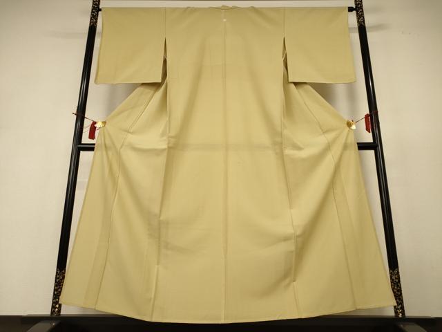 平和屋着物*夏物 色無地 絽 木蘭色 正絹 逸品 AABH9480jd