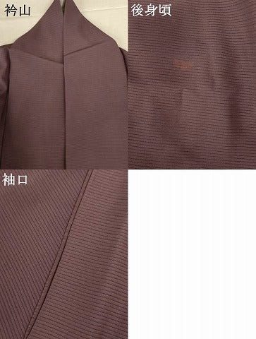 平和屋着物*夏物 色無地 絽 江戸鼠色 正絹 逸品 AABH9481jd