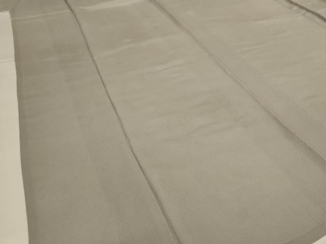 平和屋着物*夏物 色無地 絽 絹鼠色 正絹 逸品 AABH9491jd