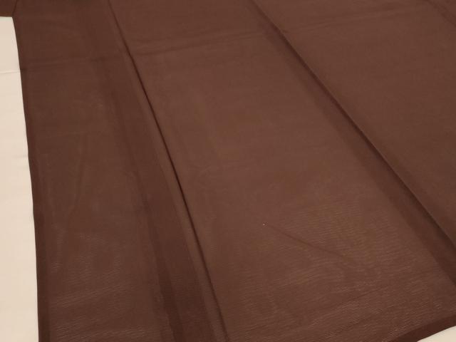 平和屋着物*夏物 色無地 絽 赤墨色 正絹 逸品 未使用 AABH9492jd