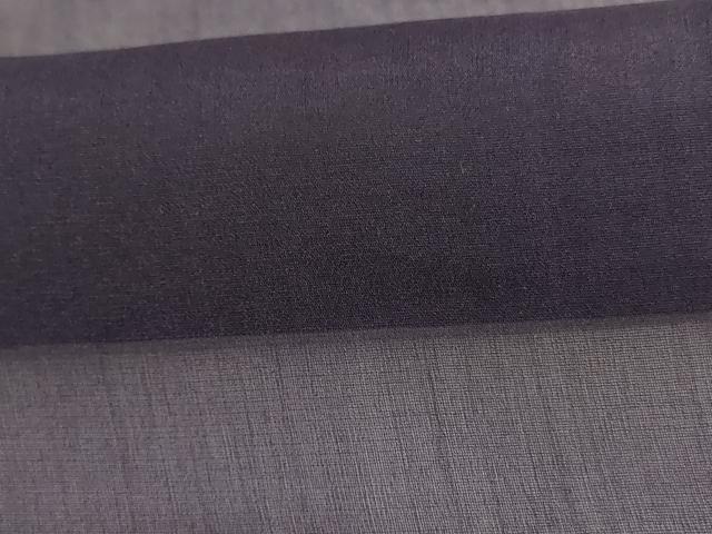 平和屋着物*夏物 色無地 紗 黒紅色 正絹 逸品 AABH9513jd