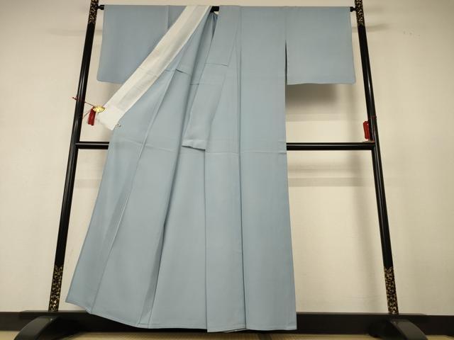 平和屋着物*夏物 色無地 絽 秘色色 正絹 逸品 AABH9517jd