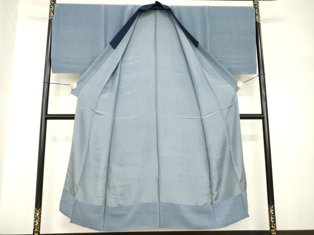 平和屋着物●男性 長襦袢 袷 手描き 風景文 金彩 正絹 逸品 AABH9528ck