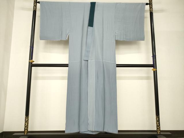 平和屋着物●男性 長襦袢 袷 風景文 正絹 逸品 未使用 AABH9537ck
