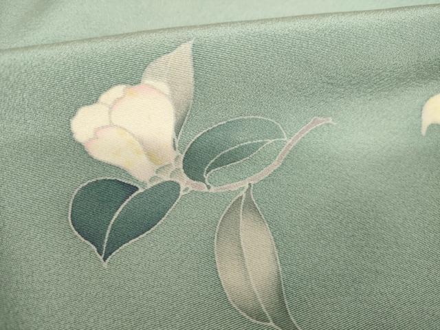 平和屋着物●訪問着 友禅 枝花文 正絹 逸品 AABH9556ck
