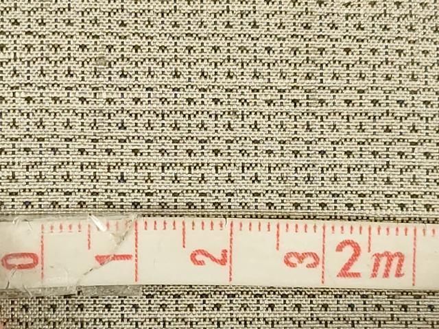 平和屋着物●結城紬 120亀甲 唐草文 正絹 逸品 AABH9566ck