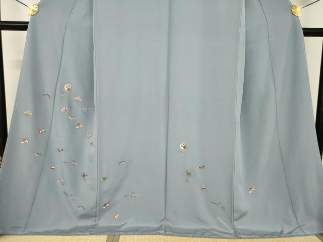 平和屋着物●訪問着 総刺繍 宝尽くし 金糸 ロング丈 正絹 逸品 AABH9568ck